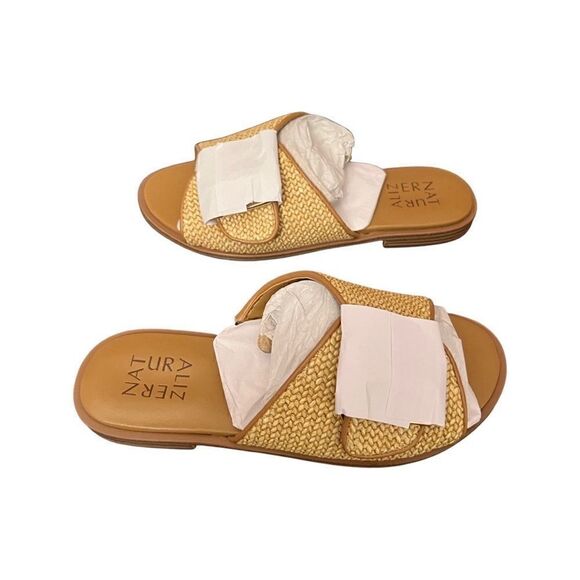 Naturalizer Forrest 2 Slides- Natural Raffia- Size 5.5 M- NIB - Picture 4 of 8